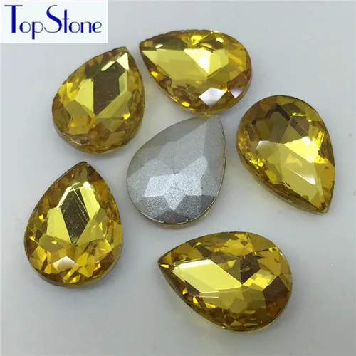 TopStone все цвета стекло кристалл заостренный назад слезы Стразы 7x10,10x14,13x18,18x25,20x30 мм платье камень