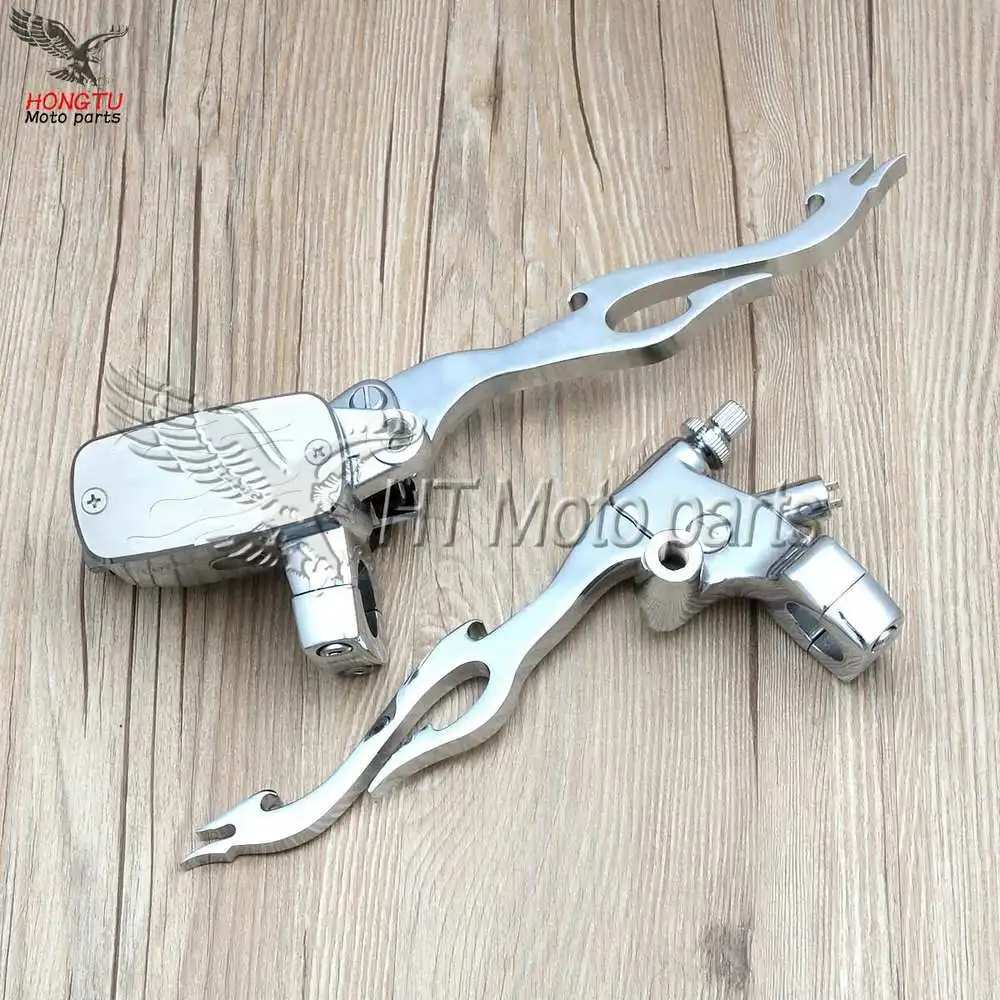 1 &quot25 мм хромированный тормозной цилиндр для Honda Shadow Steed VLX 400 600 Magna 250 750 1100|clutch