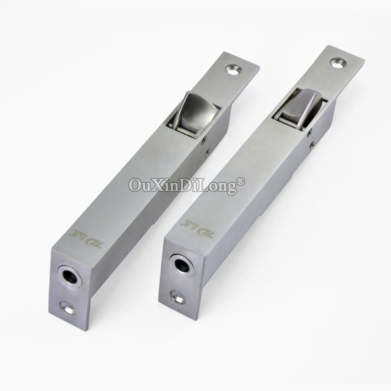 

High Quality 1Piece 304 Stainless Steel Door Bolts Lock Security Door Left / Right Barrel Bolts Hasp Door Latch Catch Lock