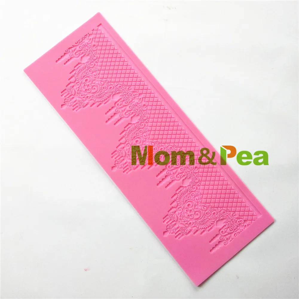 Силиконовая кружевная форма Mom & Pea GX147 бесплатная доставка большой размер