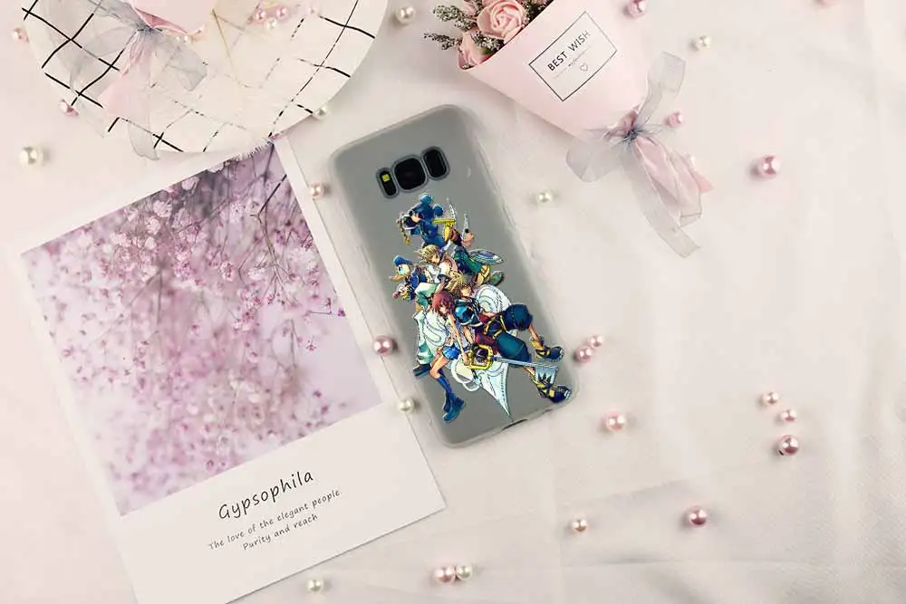 Чехол с рисунком для Samsung Galaxy S8 S9 S10 S20 S21 Plus Lite ультрачехол S10E S7 Edge витражное стекло