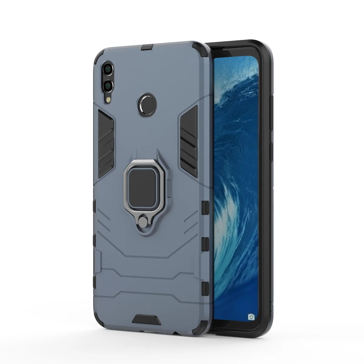 Чехол для Huawei Honor 8X Max с магнитным кольцом на палец защитный чехол жесткий бампер