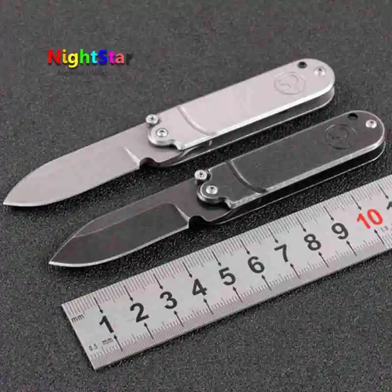 StatGear Карманный самурайский титановый брелок нож EDC выживания складной нож 57HRC твердость