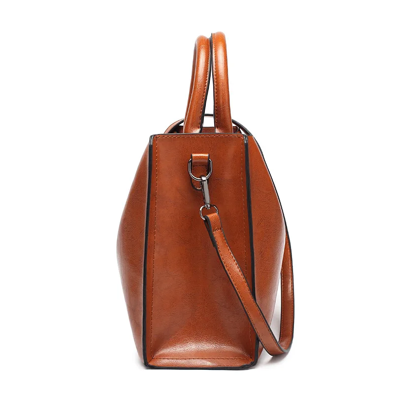 Women Bag Vintage Casual Tote Top-Handle Messenger Bags Shoulder student Handbag Purse Wallet Leather 2019 New | Багаж и сумки