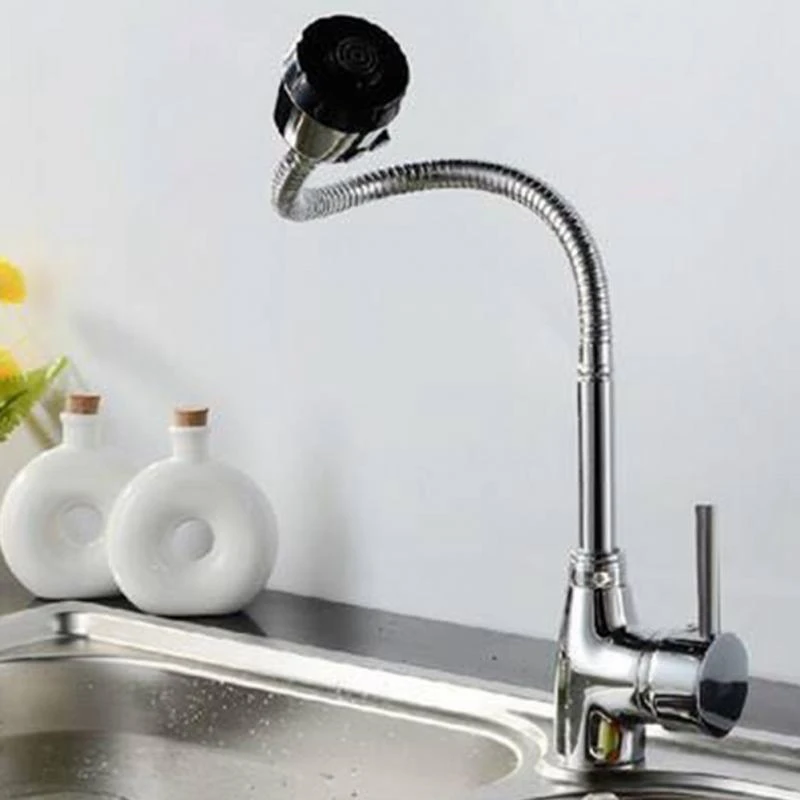 Кухонный бар кран шланг двойное отверстие воды 201 сменный из нержавеющей стали 45