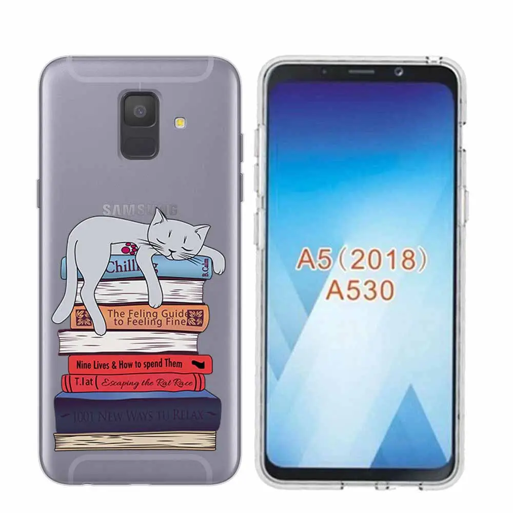 Чехол Arvin Paniting для Samsung A5 очаровательный чехол с животными A6 Plus 2018 защитный