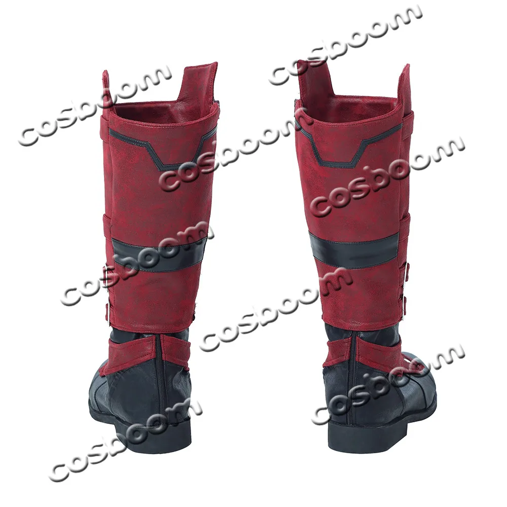 COSBOOM Deadpool 2 сапоги дедпула для взрослых мужские ботинки костюмированной