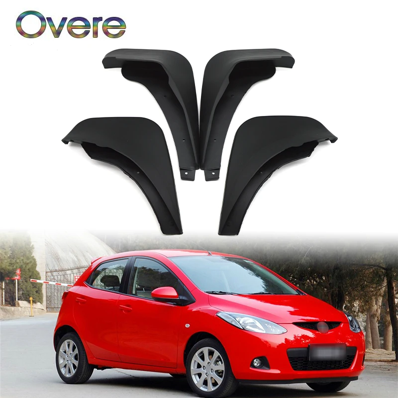 

OVERE Car Front Rear Mudguards For MaOVEREa 2/Demio GE Hatchback 2008 2009 2010 2011 2012 2013 Accessories Mudflaps Car-styling