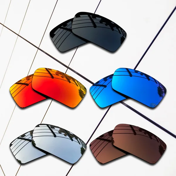 All-Polarized 5 Pair E.O.S Замена поляризованных линз для Oakley Gascan, солнцезащитные очки-сорта Цвета - Цвет линз: All-Polarized 5 Pair