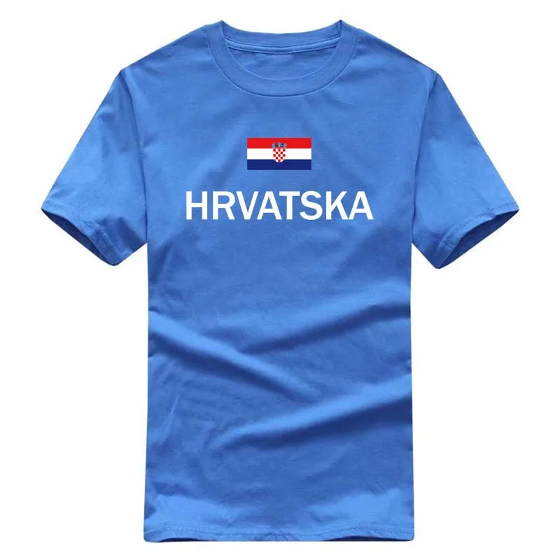 2018 Croatia 100% хлопок футболки Новая мода Печать Досуг Мужская Футболка Флаг Франции