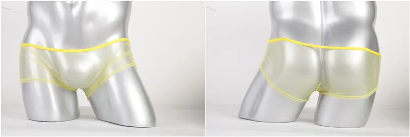 Мужское Прозрачное нижнее белье Сетчатое дышащее с U образным выпуклым мешочком