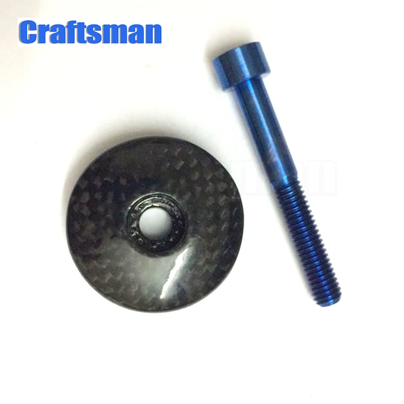 Racing Titanium 1 1/8 &quot3K Углеродное волокно глянцевый дорожный горный велосипед