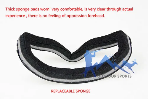 Черно-белый цвет Стекло Форма HD видео Охота Камера снег очки для Стрельба OS37-0026 |