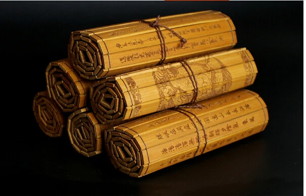 Master Zhu family motto bamboo wooden slips |