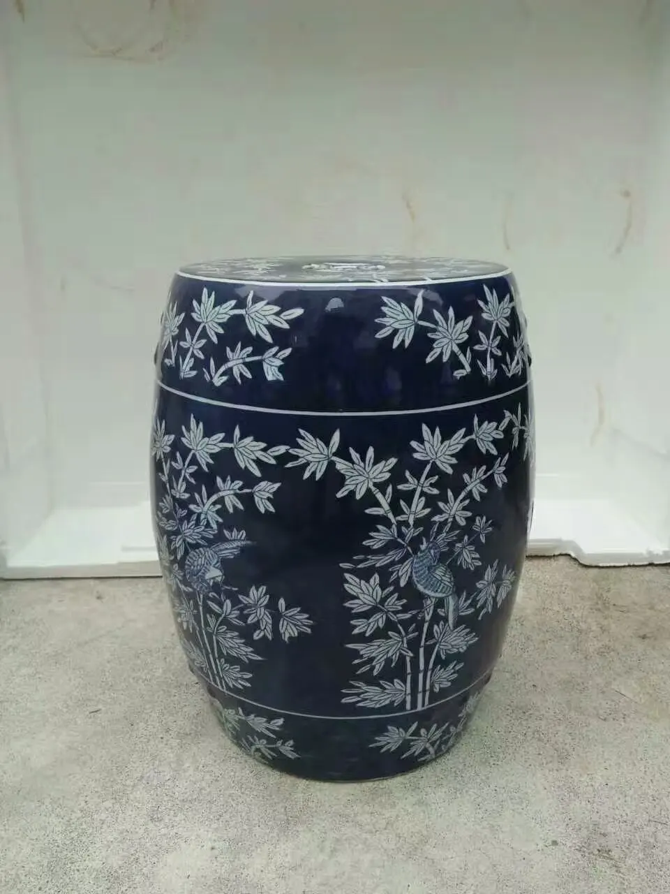 Фарфоровый садовый табурет Цзиндэчжэнь керамический для туалетного столика