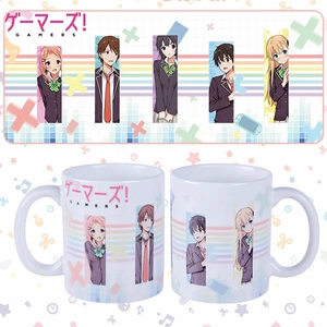 Anime JK Gamers! Amano Keita Tendou Karen Aguri Hoshinomori Chiaki Uehara Tasuku Cosplay Mug Ceramic Daily Drink Cup Coffee Tea
