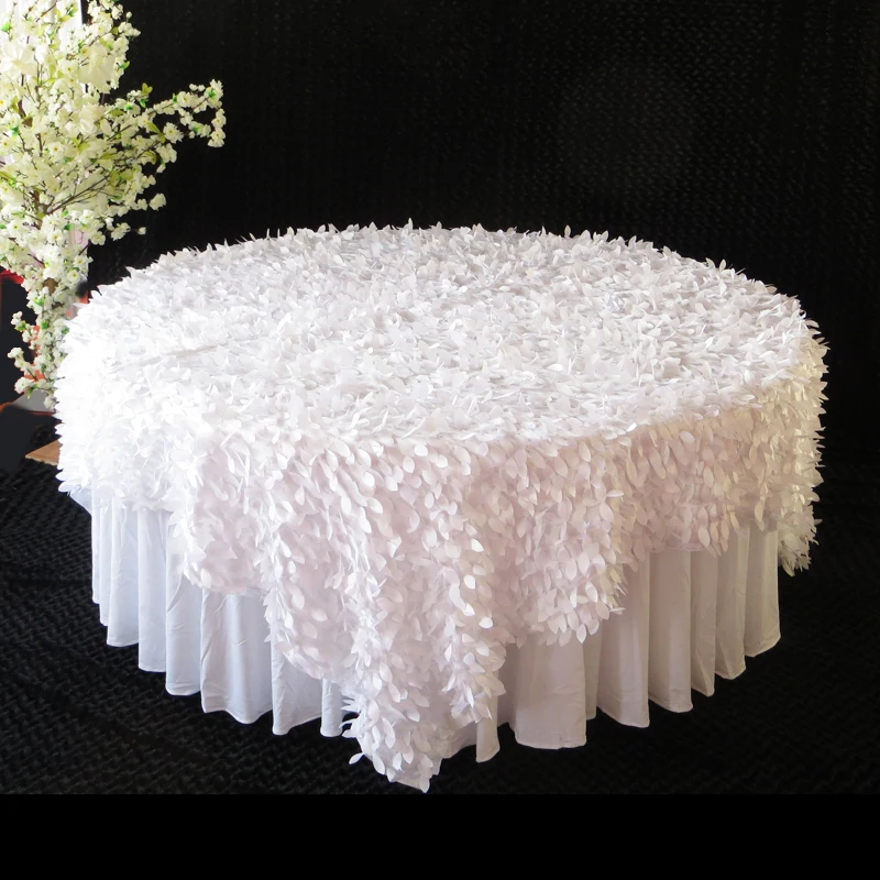 

Скатерть для стола с лепестками и квадратными листьями 85-90 дюймов, 10 шт.