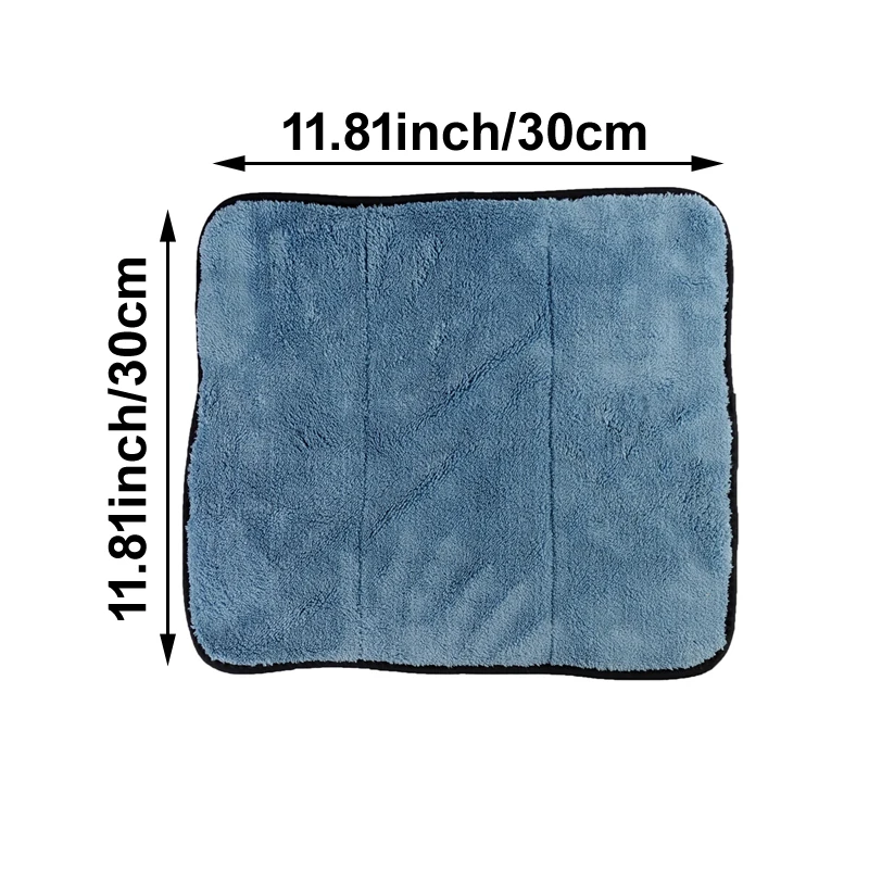 AUTOYOUTH 840GSM 30 см x супер толстая плюшевая ткань из микрофибры для очистки автомобиля