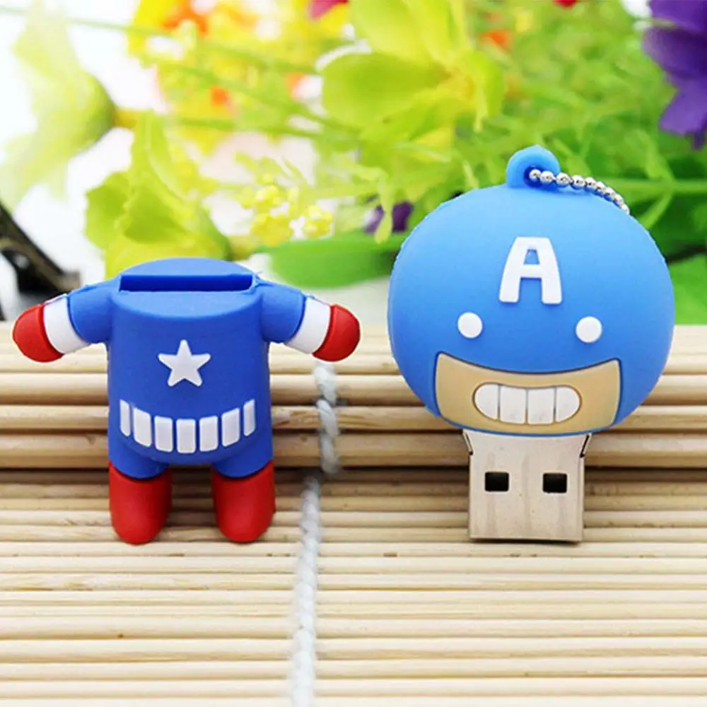 T2 JASTER Hero, USB флеш-накопитель, 4 ГБ, 8 ГБ, 16 ГБ, 32 ГБ, 64 ГБ, карта памяти, флешка, летучая мышь, человек, Супермен, капитан, Мстители, Железный человек - Цвет: T2