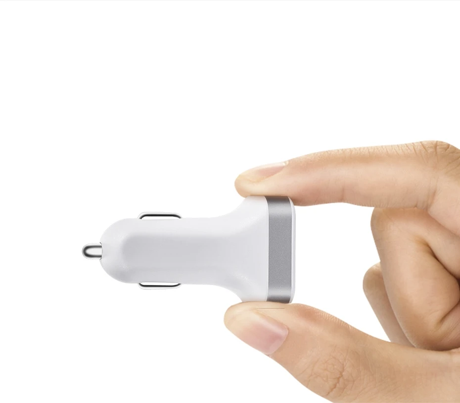 Автомобильное зарядное устройство быстрый цифровой дисплей двойной USB порт для