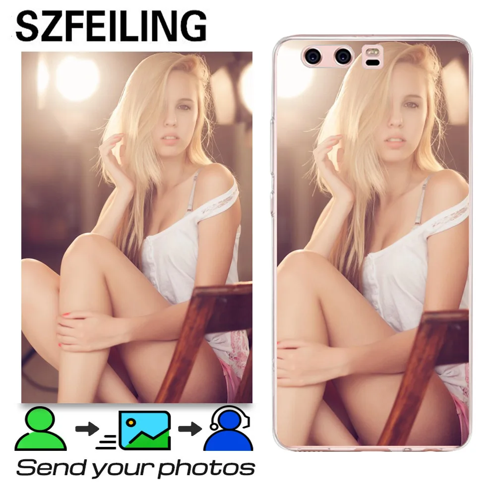 Чехол для телефона с индивидуальным изображением Huawei P50 P30 P20 P40 Pro P9 P10 Plus P8 Lite