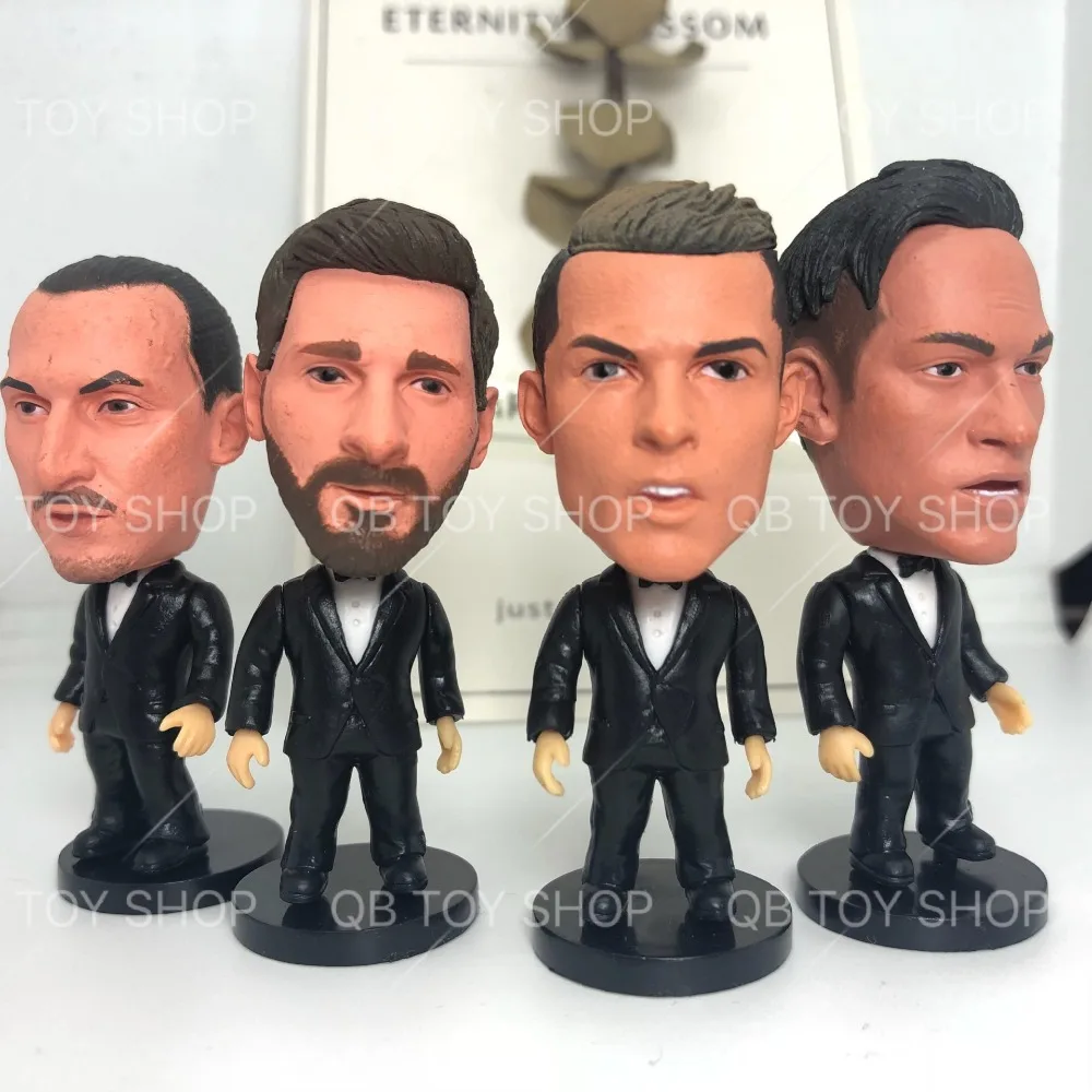 Фигурка Soccerwe Футбольные Звезды ирахимович Неймар Роналду подвижные суставы