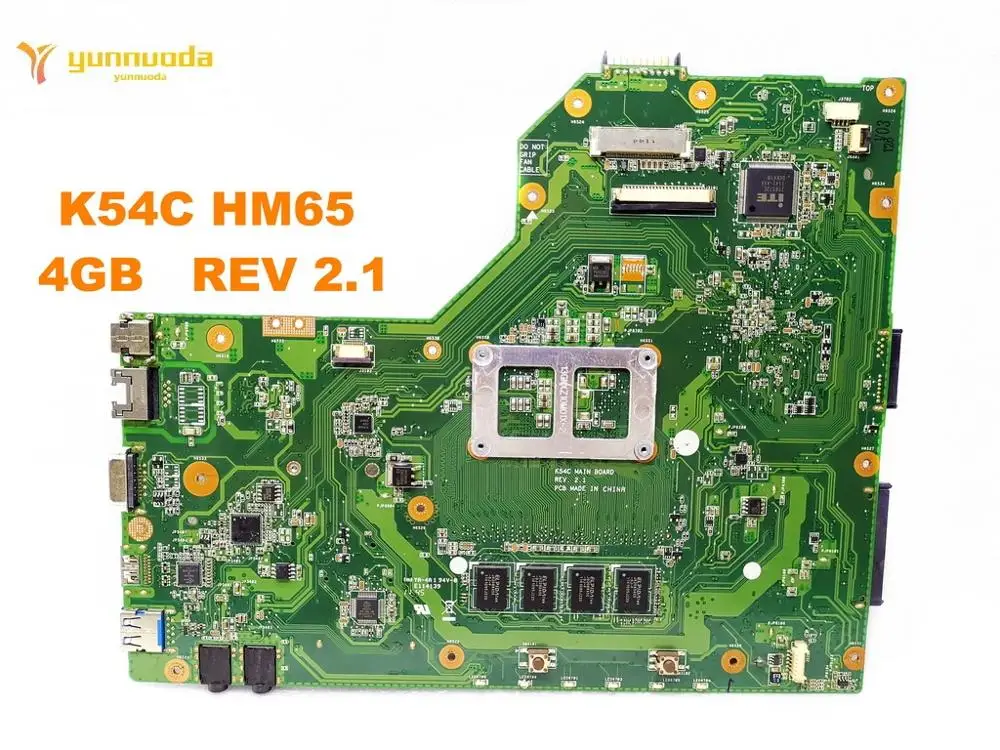 Оригинальная материнская плата для ноутбука ASUS K54C HM65 4 Гб REV 2 1 протестирована