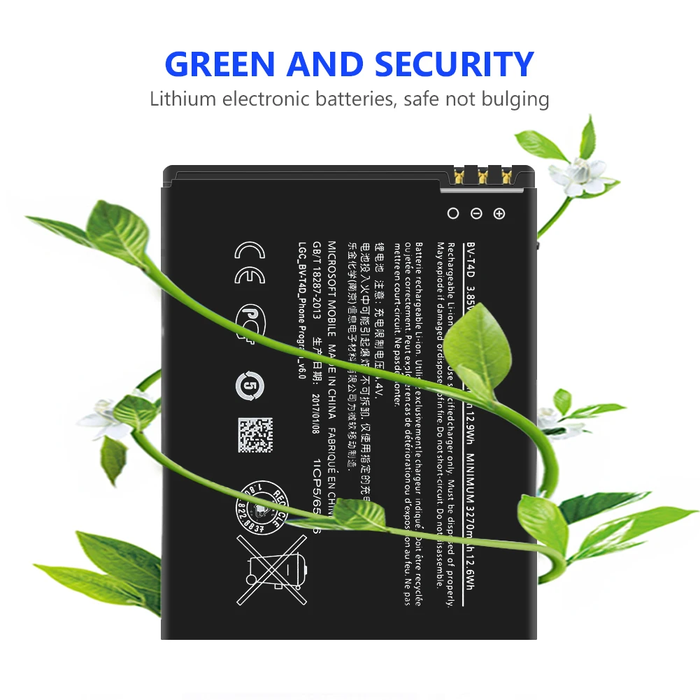 3340 мА/ч BVT4D BV T4D 940 XL RM 1118 1116 1085 телефона литиевая Батарея для microsoft Nokia Lumia 950 CityMan