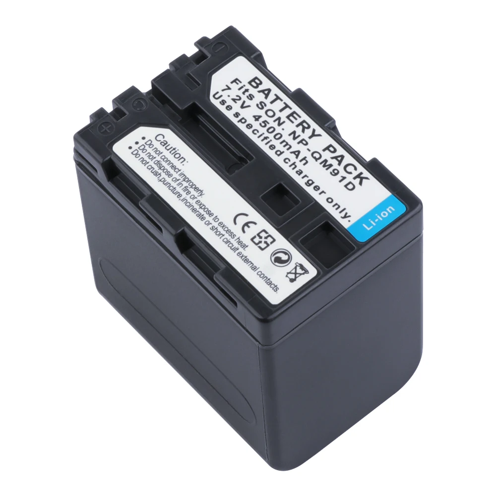 4500mah brand new Replacement Camera Battery For Sony NP-QM71 NP-QM91D UX1E PC330E A1C NP-QM50 NP-QM51 DCR-TV480 CCD-TR748E