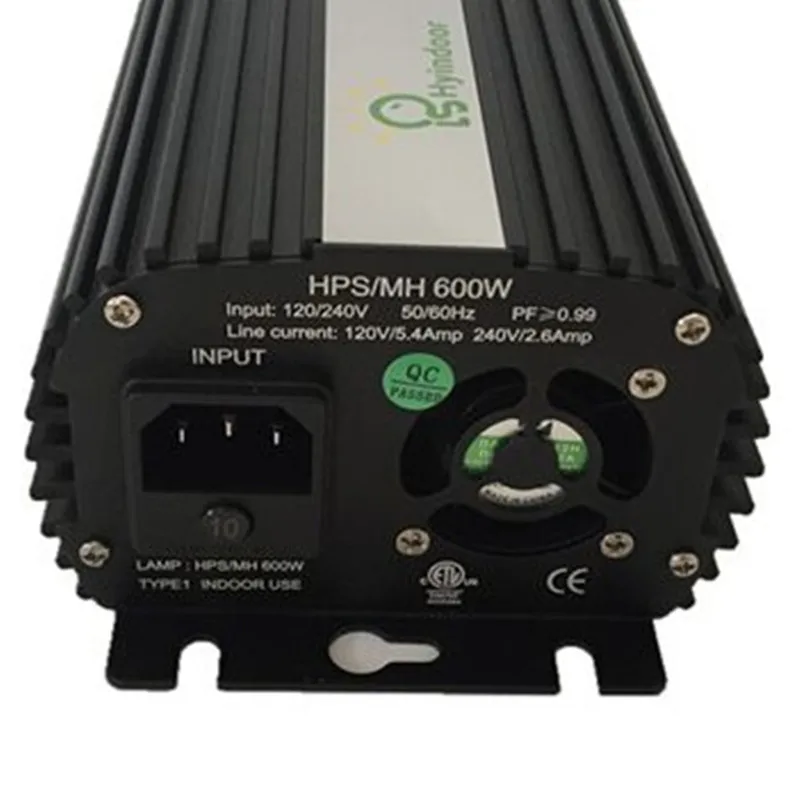 Аксессуары для освещения Гидропонные шарики с вилкой Стандарта США MH/HPS 600 Вт