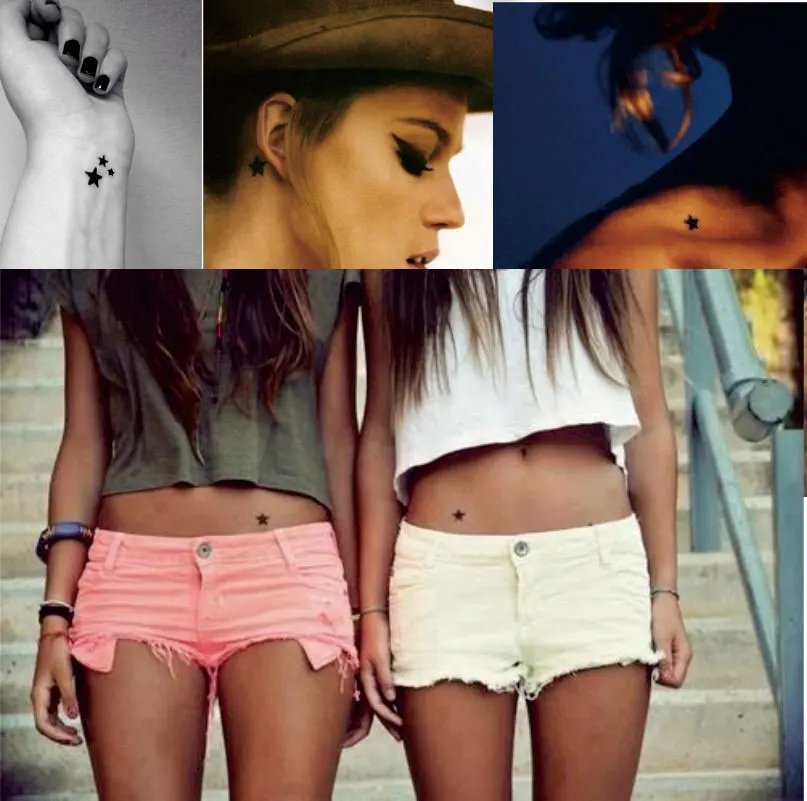 5 шт./компл. временные крошечные татуировки нетоксичный и водостойкий пистолет