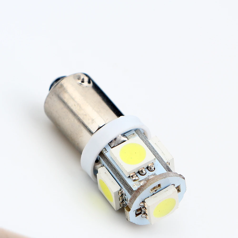 YM E Bright 24 в 300 шт. BA9S 5050 5 SMD T11 T4W светодиодный светильник лампочка габаритный фонарь