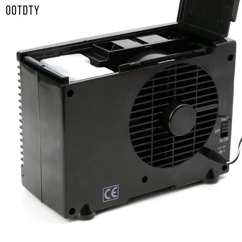 

High Quality 1 Pc Adjustable DC 12V 60W Car Air Conditioner Cooler Cooling Fan Water Ice Evaporative Cooler Portable Hot New