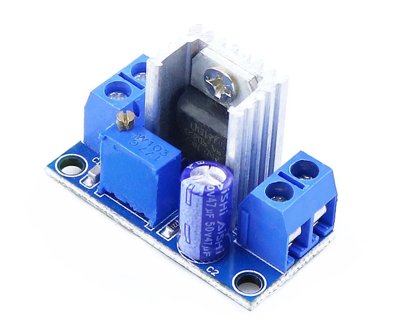 LM317 DC-DC понижающий преобразователь модуль линейной платы LM317 регулируемый регулятор напряжения источник питания