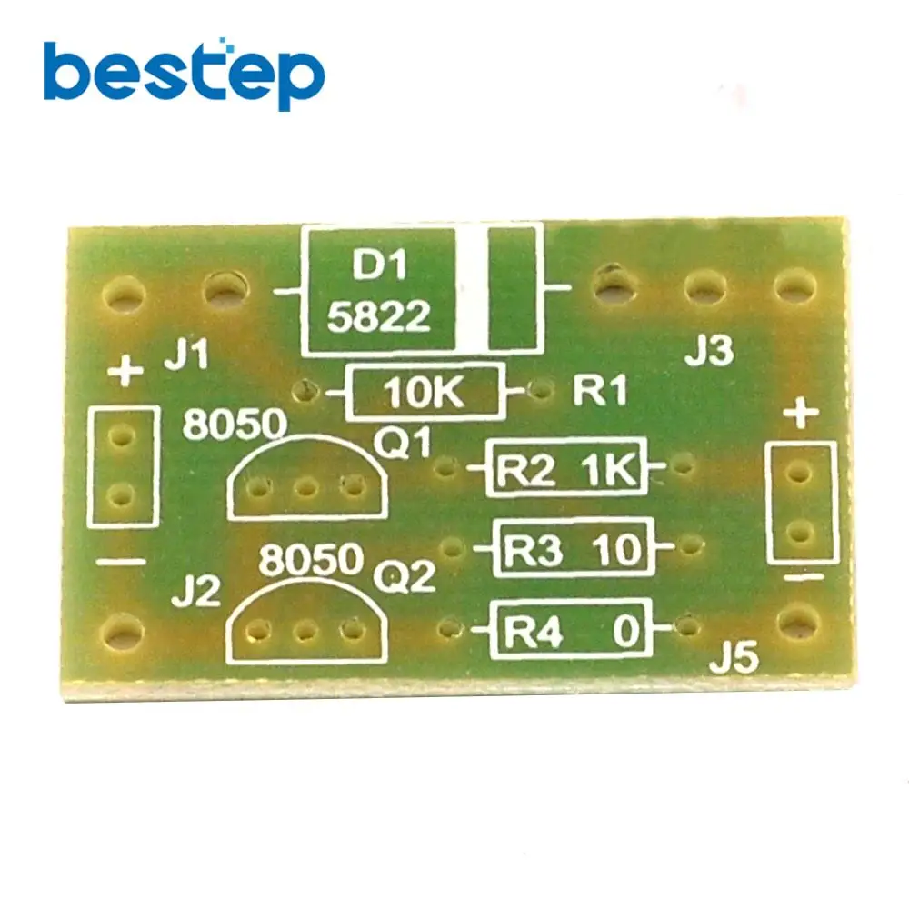 Перезаряжаемая плата для литиевых батарей 18650 с зарядным модулем светодиодный