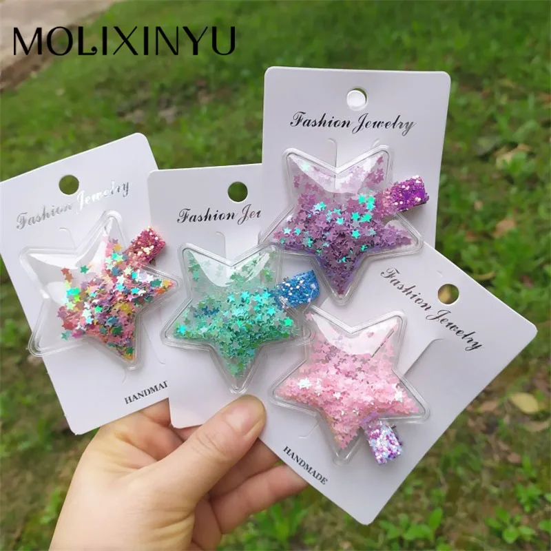 Molixinyu 1/шт новые детские блестки прозрачные волосы веревка Женская мини Детская диадема детские украшения для волос