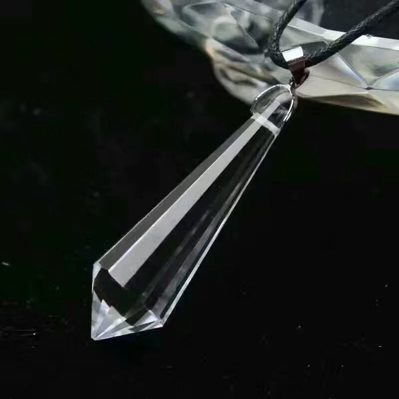 Новые Подвески из натурального прозрачного белого кристалла для исцеляющих чакр
