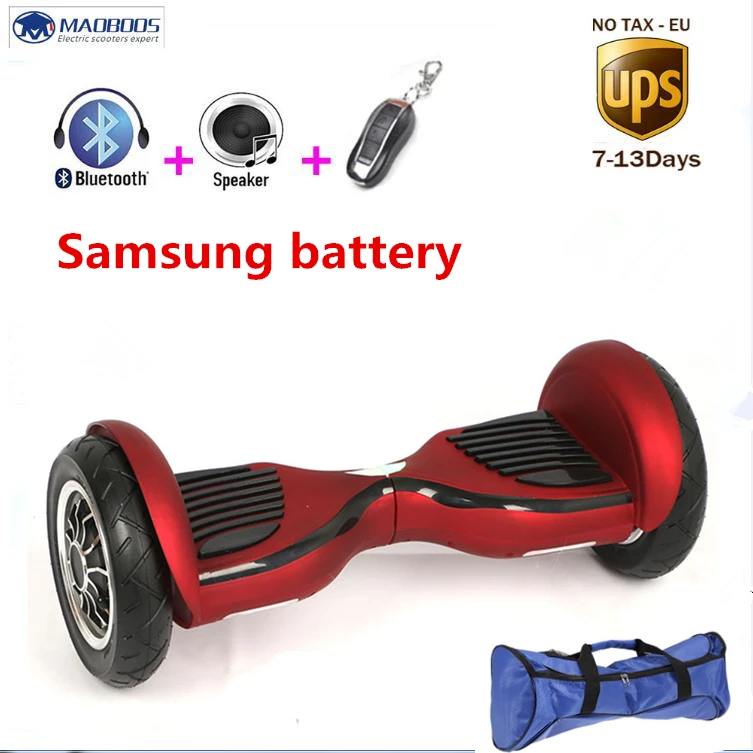 Балансируя 10 дюймов скейтборд Ховерборд bluetooth 4400amh 700 Вт samsung батарея Smart Баланс