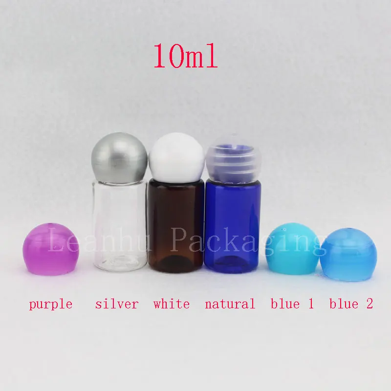 10ML Empty Mini Plastic Bottle With Mushroom Cap , 10CC Lotion / Toner Mini Sample Packaging Bottle , Empty Cosmetic Container