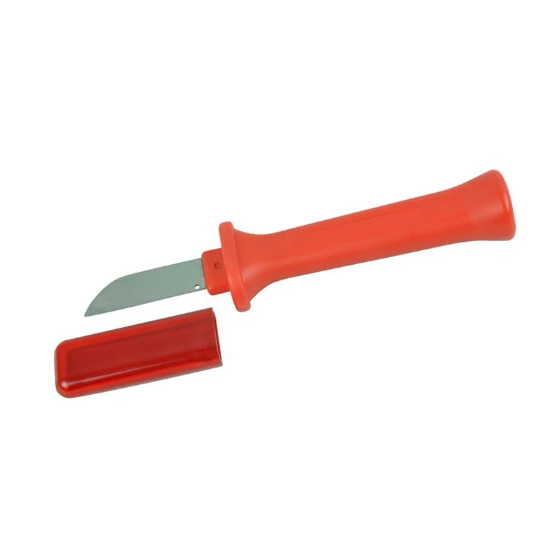

LS-52 German Style Cable Knife with fixed straight stainless blade for electrician