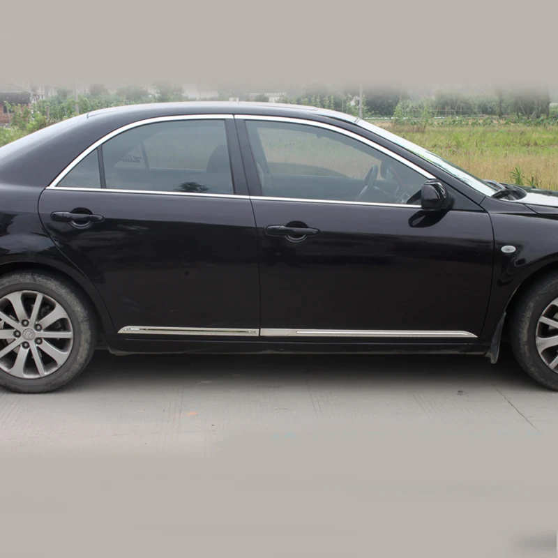 4 шт. для mazda 6 2003 2013 Боковая дверь отделка анти стирание украшения|Хромирование| |