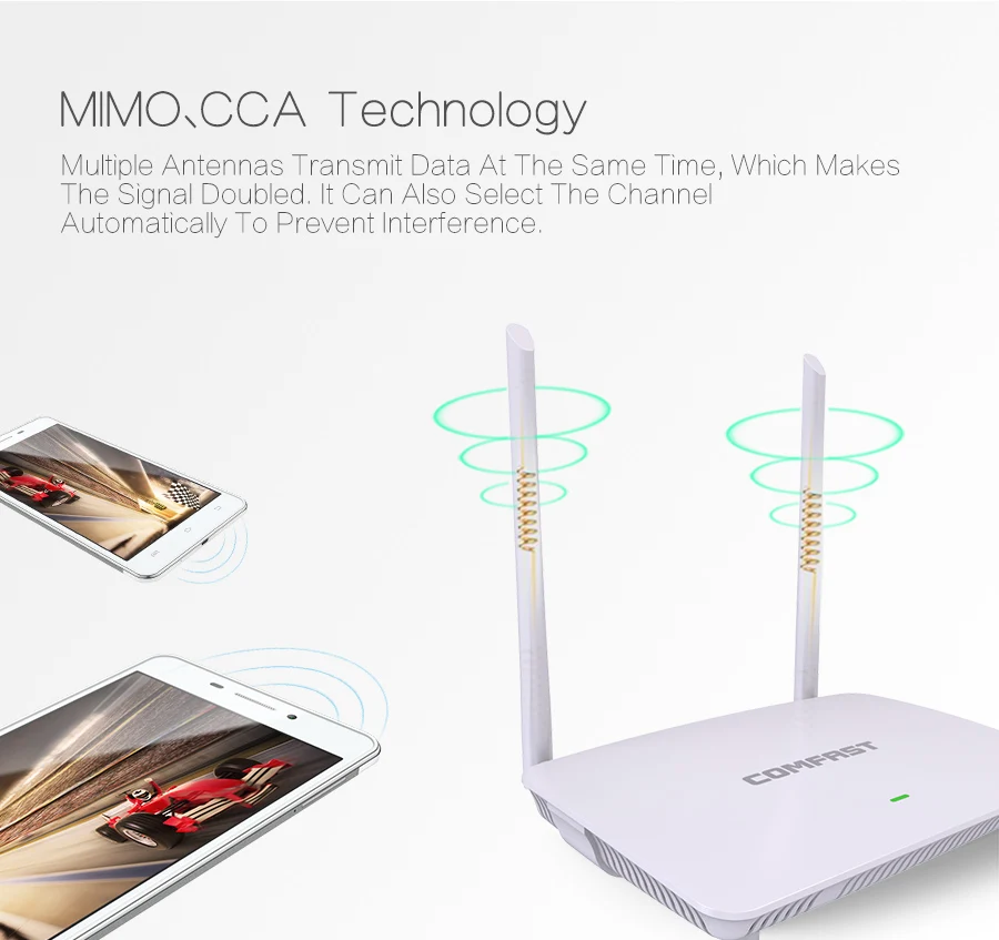 WIFI-роутер COMFAST CFWR625N V2 300 Мбит/с ГГц | Компьютеры и офис