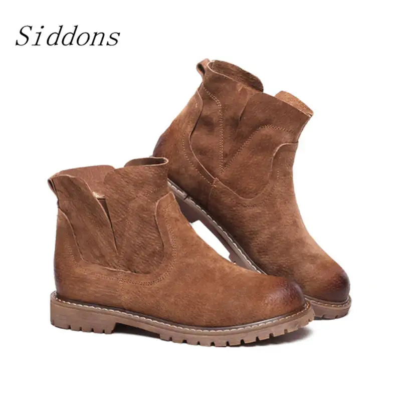 Siddons/2018 зимние ботинки женская обувь женские ботильоны на толстом высоком