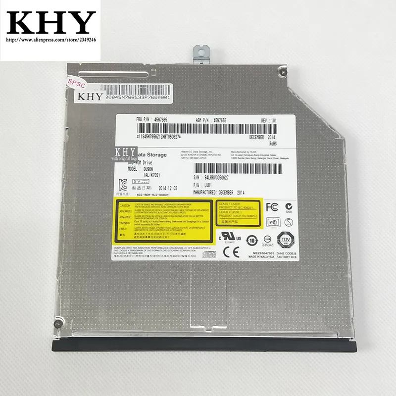 Оригинальный DVD-ROW мульти диск SATA 9 5 мм DUB0N DU90N DU70N для Thinkpad T440P T540P W540 W541 FRU 45N7665 45N7651 |