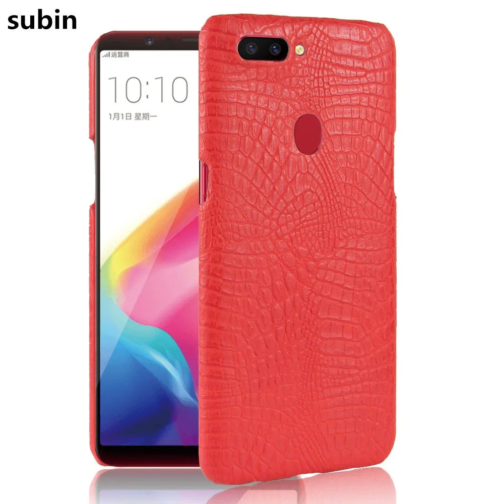 

For Oppo R11s 6.01inch Case Retro Luxury Crocodile Skin Protective Back Cover For Oppo R11S Phone Bag Coques