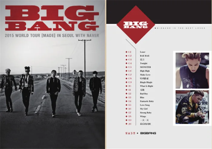 Kpop BIGBANG фотоальбом k pop polaroid Фотоальбом постер BIG BANG V.I.P фототекст новый альбом