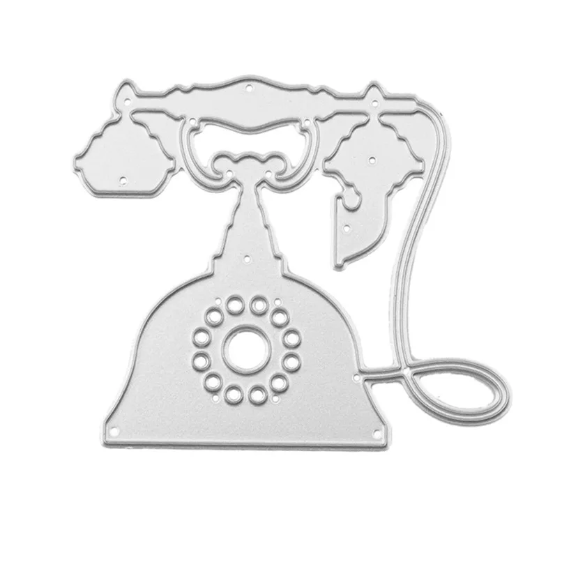 Новые металлические Вырубные штампы для торта зеркальные телефонные трафареты сделай сам для скрапбукинга альбом бумажная карта 30RI4