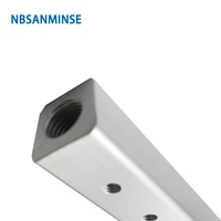 nbsanminse 25 holes pc manifolds m5 thread high quality for pneumatic mini valve