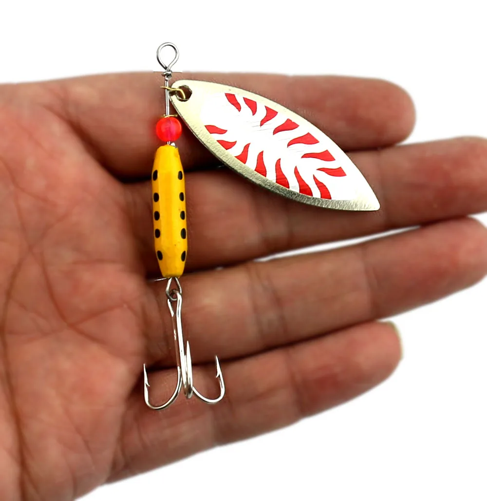 HENGJIA 1pcs Spoon Fishing Lure 7cm 9.9g Hard Metal Jigging Baits Spinnerbait Tackle | Спорт и развлечения