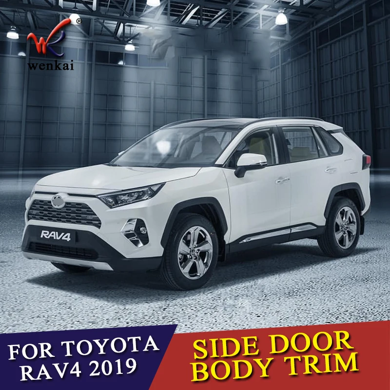 ABS хромированный корпус двери молдинг подходит для Toyota RAV4 2019 2020 автомобильные